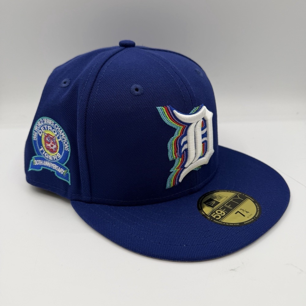 New Era‎ 59Fifty Detroit Tigers Hat Cap 7 3/4 1968 World Series 50th Anniversary